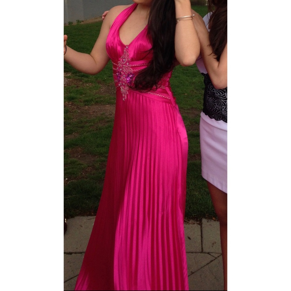 Hot Pink Jovani Prom or Ball Gown